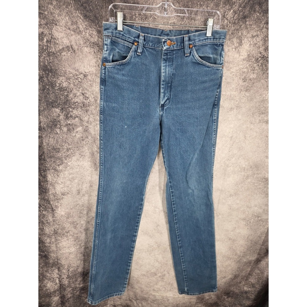 Wrangler Jeans‎ Mens 30 X 36 Blue Cowboy Cut Slim Fit Tag 31x38 936PWD